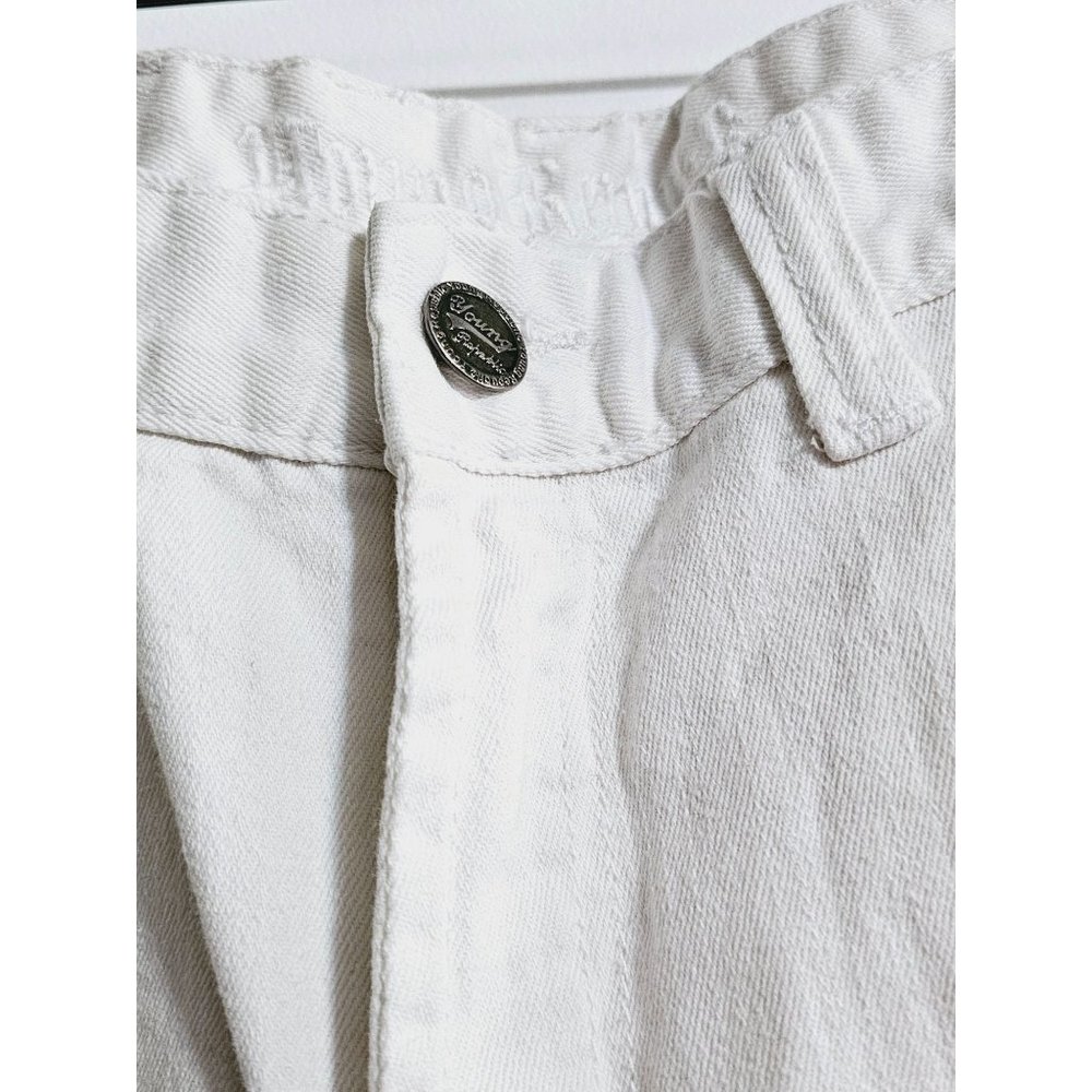 Young Republic Moto Jeans size 34 Men's biker utility jeans white - Picture 11 of 16